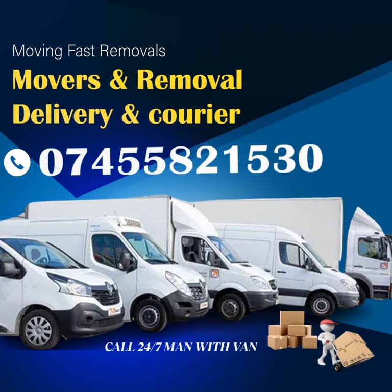 CHEAP PRICE MAN WITH MOVING VAN HIRE HOUSE OFFICE BIKE FLAT STORAGE SHIFTING DELIVERY JUNK REMOVAL