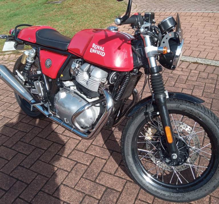 ROYAL ENFIELD CONTINENTAL GT 650 2021 (71) TRIUMPH CAFE RACER INTERCEPTOR EURO 5