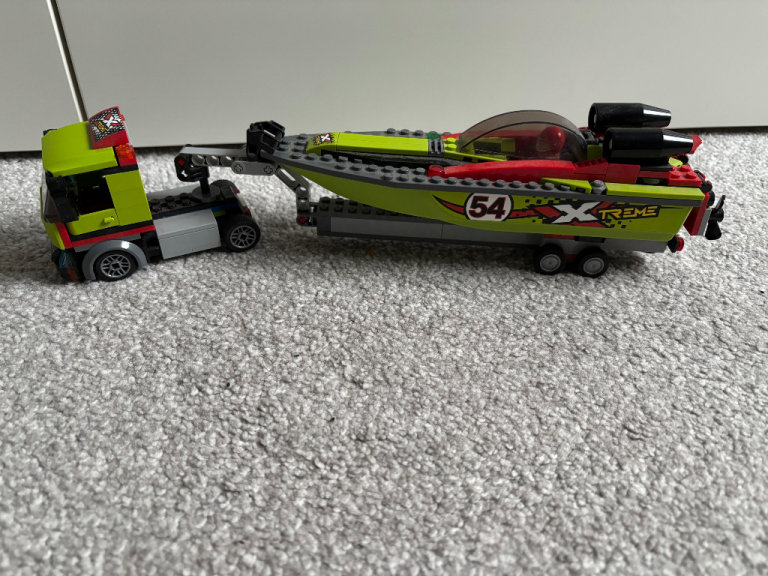 image for Lego race boat transporter 