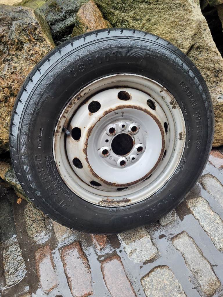 Spare wheel for Peugeot boxer citeron relay or Fiat ducato vans with 15inch wheels