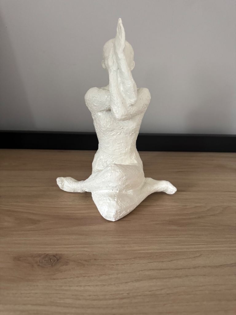 White Yoga Pose Figurine – As Good As New