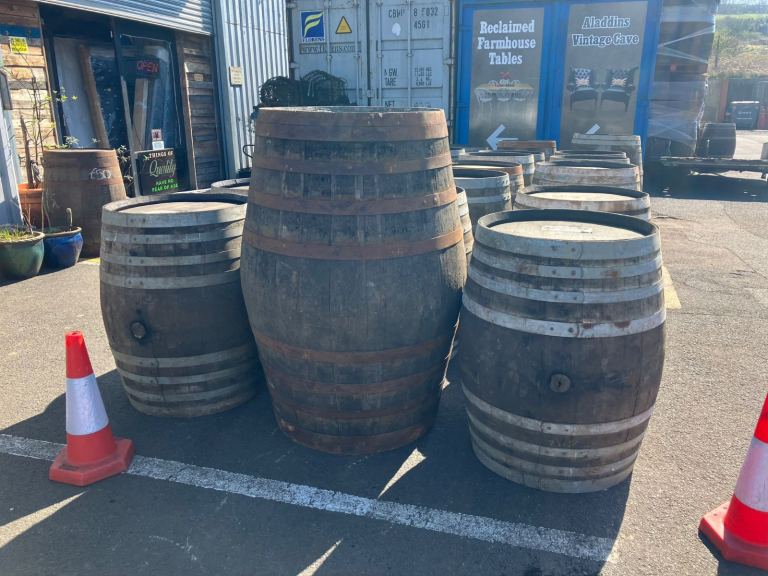 HUGE Ice Bath Oak Barrel Plunge Pool Tub Puncheon Barrels 500 Litre 