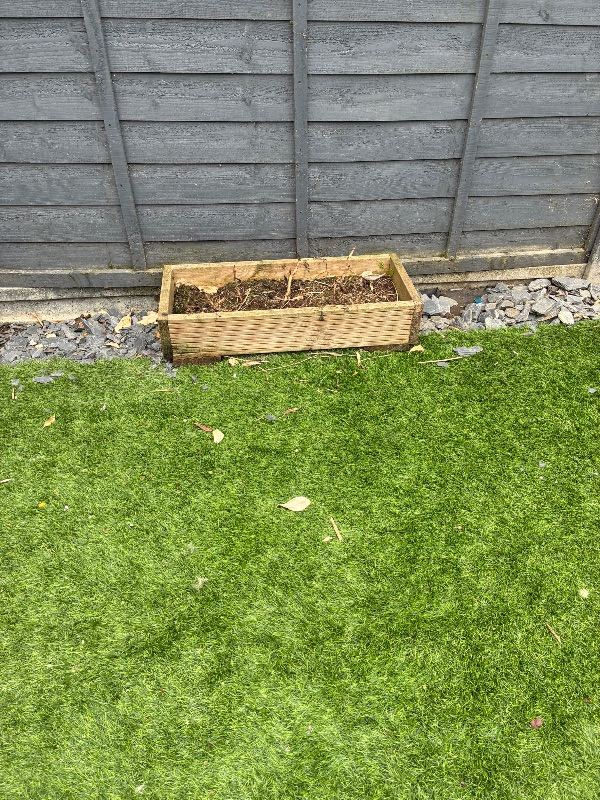 Wood planters 