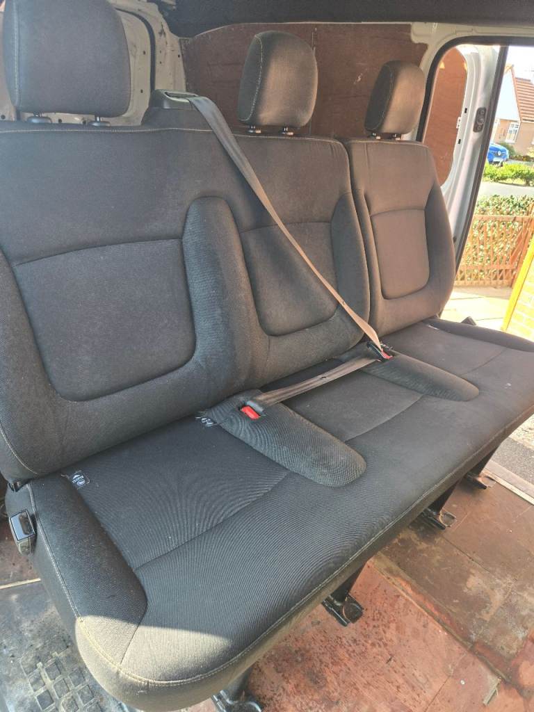 Isofix van rear bench seat