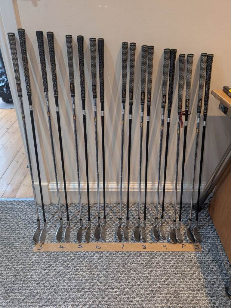 Men's Progen Full Bore Tungsten-ST Golf Club Irons - R300 Shafts (Custom Length)