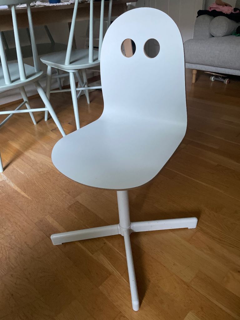 image for Child swivel desk chair ikea - white