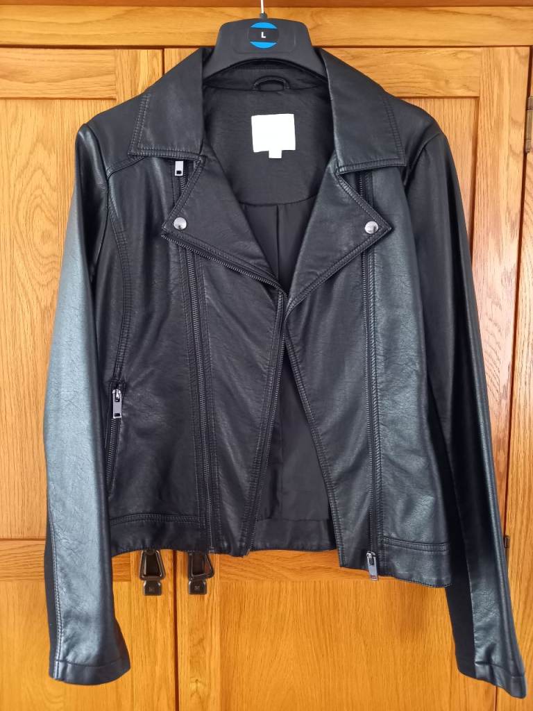 Leather Style Jacket Size 14