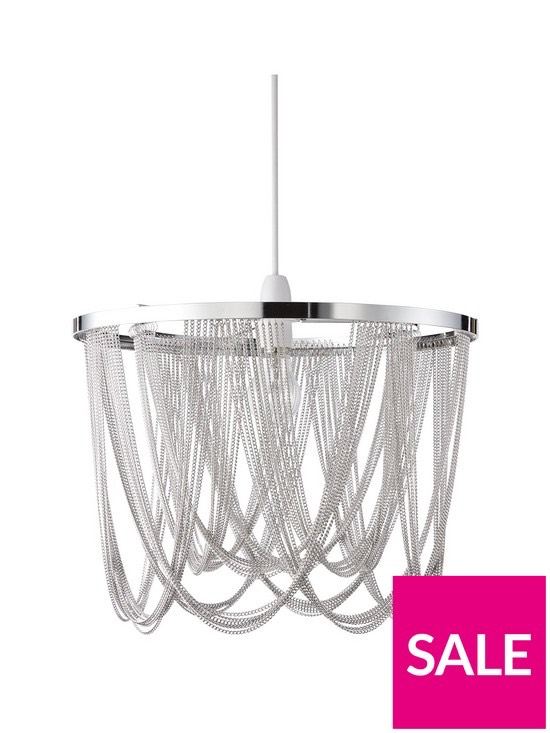 image for Michelle Keegan Home Mirage Silver Chain Easy Fit Pendant 