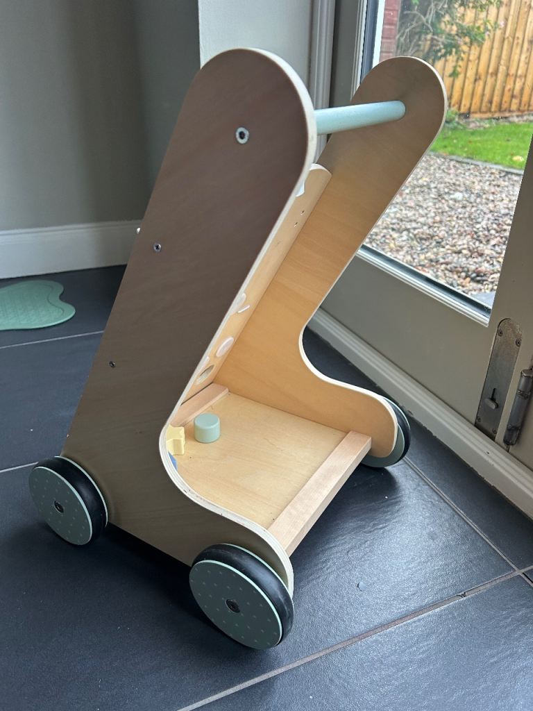 Wooden baby walker - John Lewis | in Corstorphine, Edinburgh | Gumtree