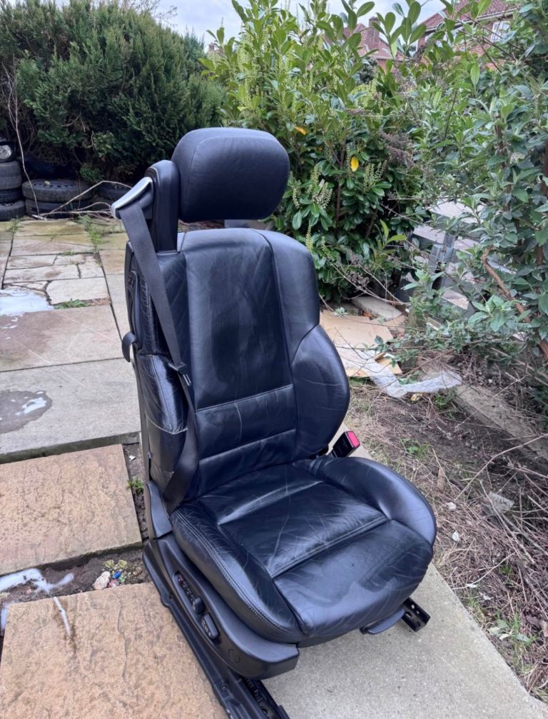 BMW leather 3 series E46 m sport driver seat electric heated 