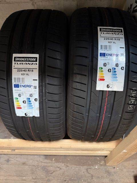 2x Bridgestone Turanza 6 225/40R18 92Y