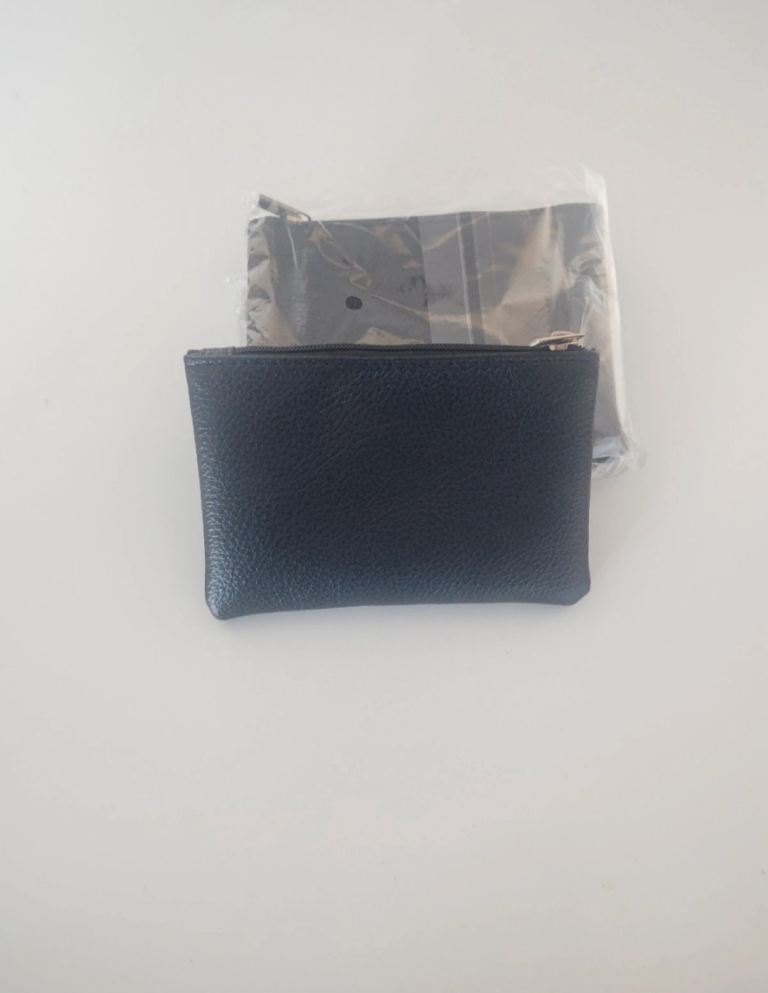 Faux leather coin purse / pouch / holder change wallet