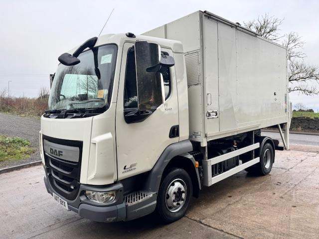 2017 17 DAF LF 150 Euro 6 14ft high sided tipper tail-lift a/c ex council