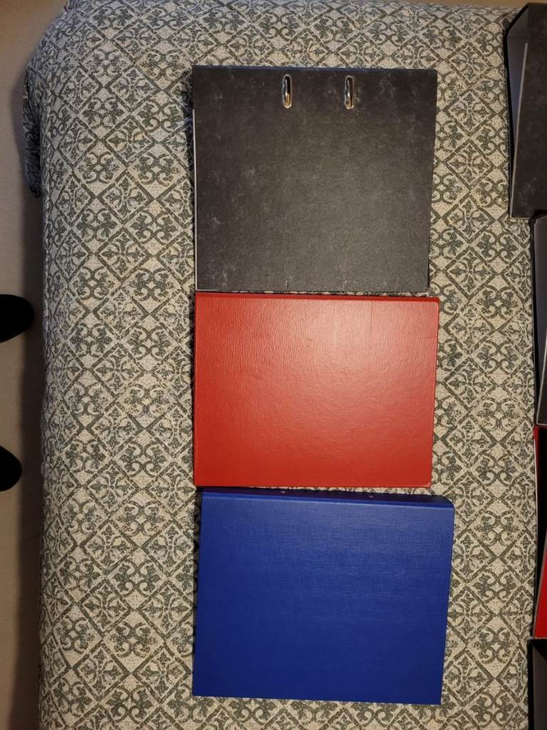 12 clip files document holders