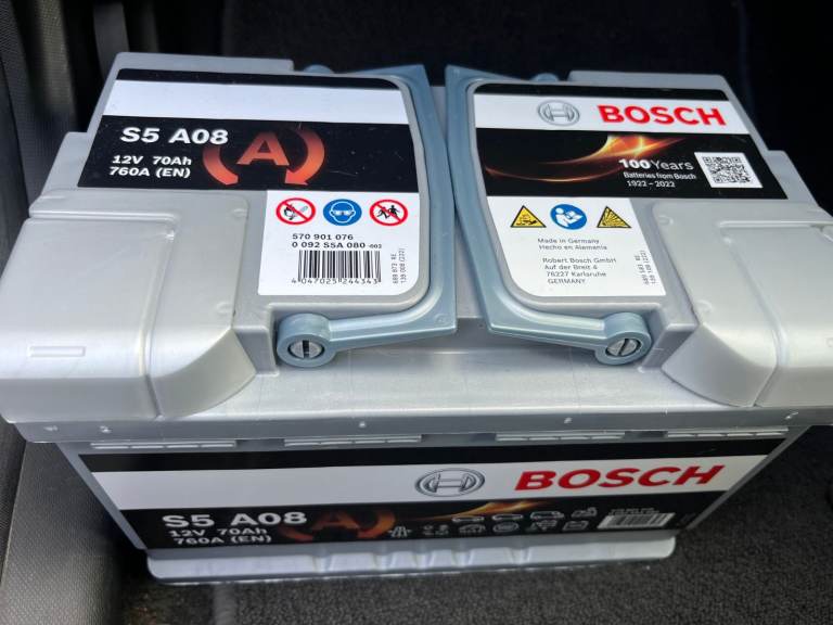 Bosh Brand New Start Stop Premium AGM Car Battery 70Ah / 760A