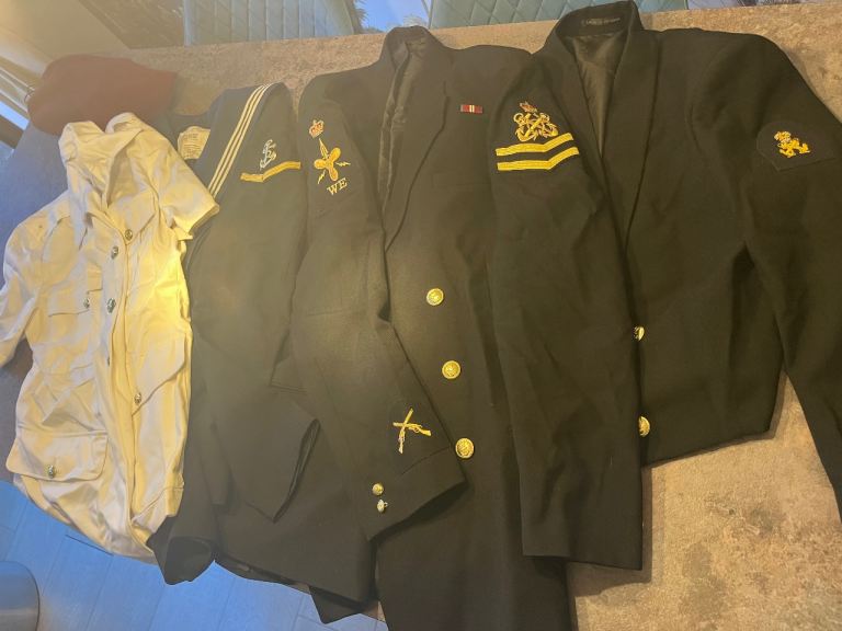  Royal Navy uniforms and dress shoes