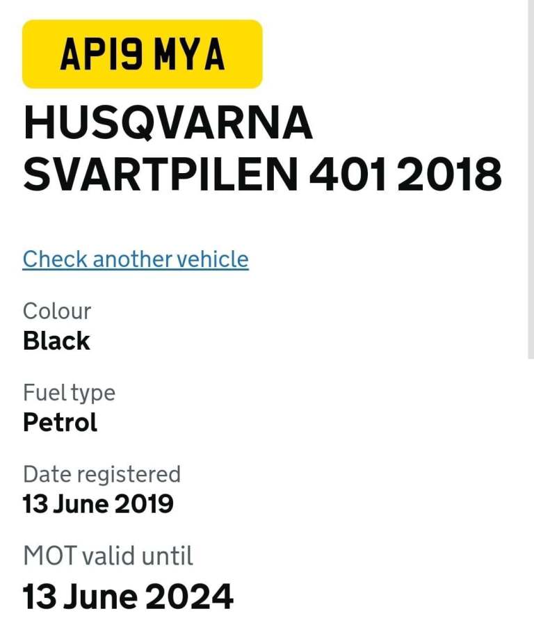 Husqvarna SVARTPILEN 401 2019