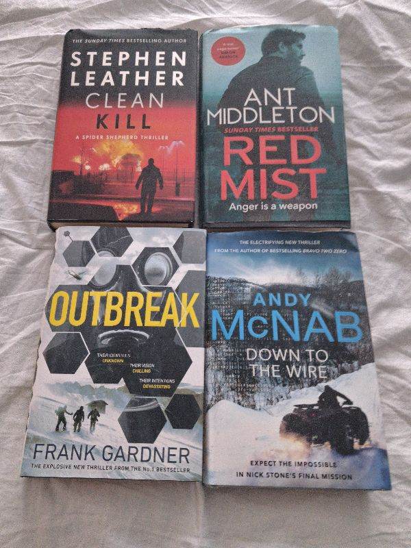 Thriller Book Bundle - Stephen Leather, Ant Middleton, Frank Gardner, Andy McNab