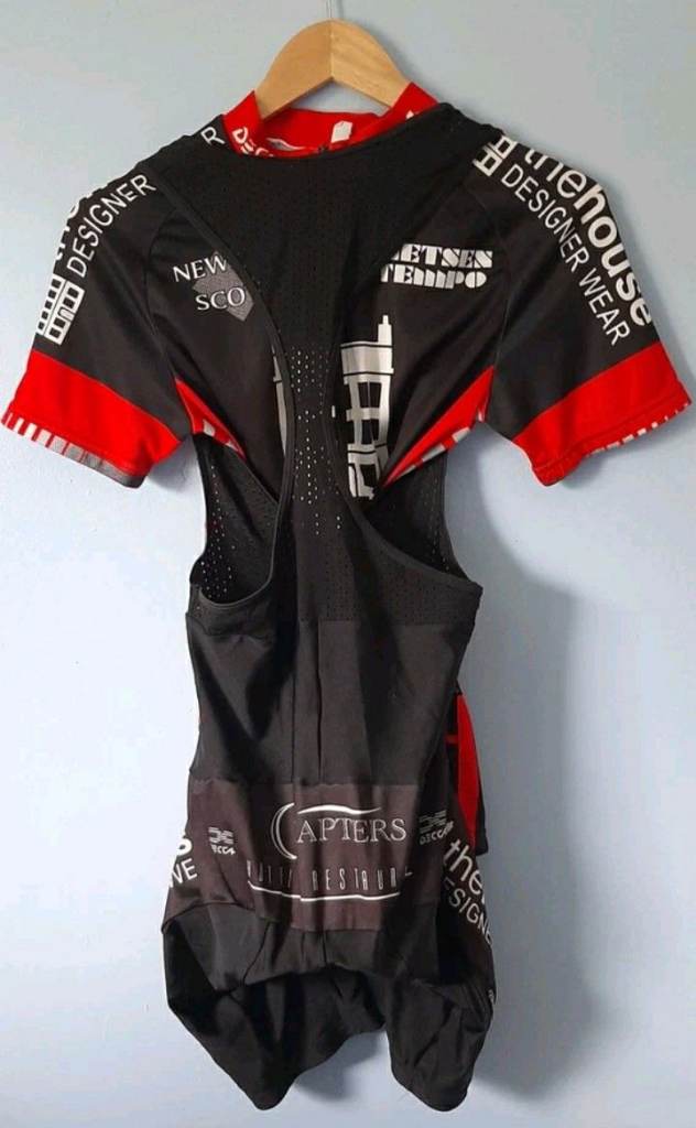 Decca " "The House" Designer Cycling Jersey &Bib Shorts - Medium 