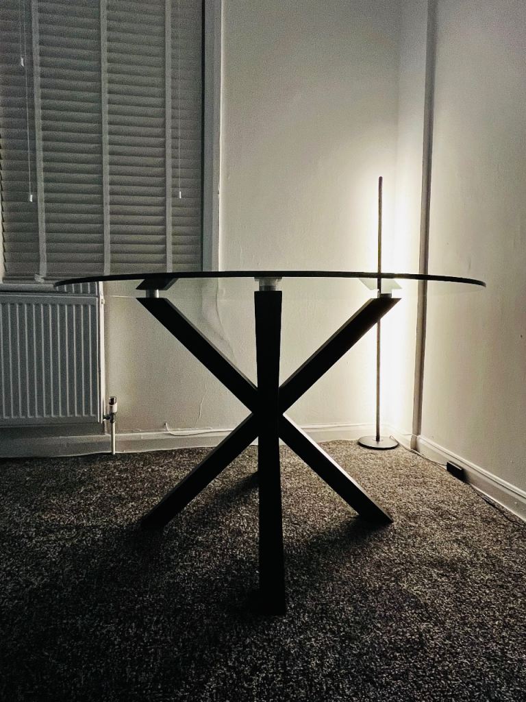 Industrial Round Dining Table 