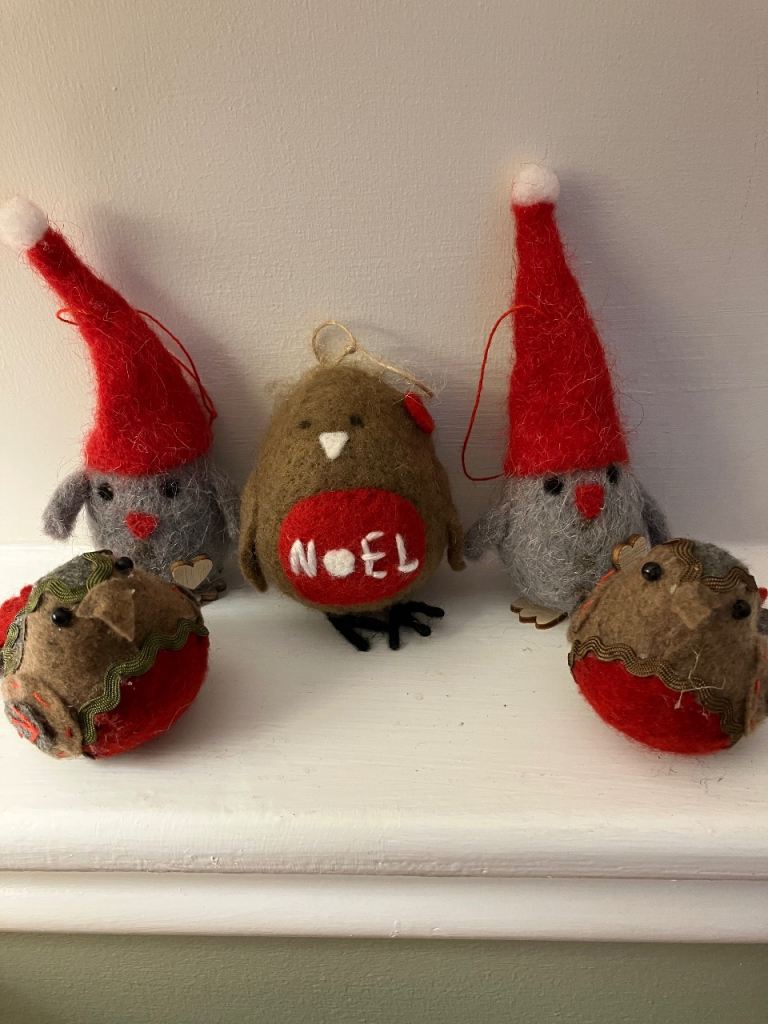 Christmas Robins Decorations