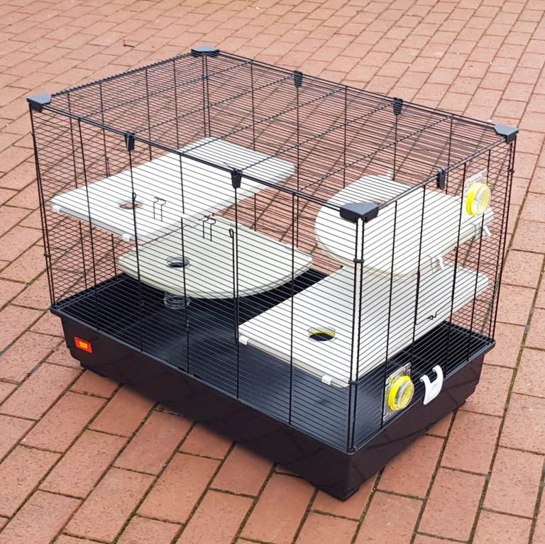 Small Animal Cage Black