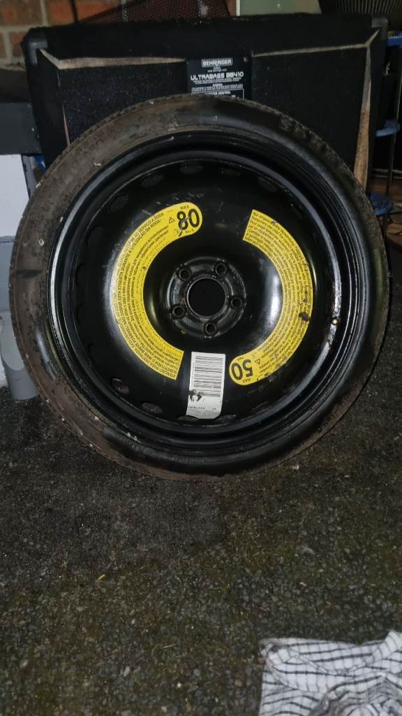 20" volkswagen audi seat skoda emergency spare 