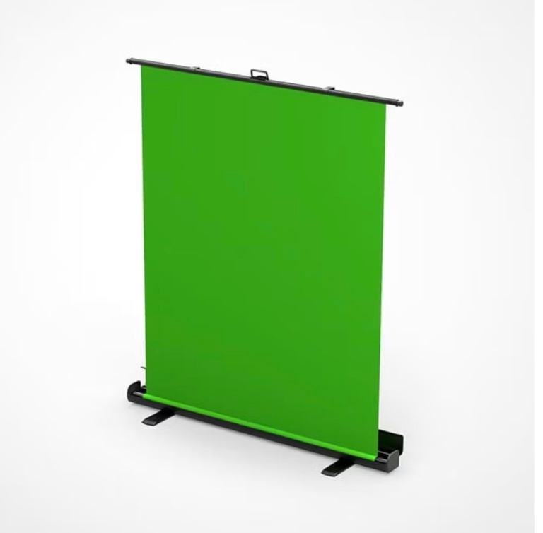 New Green Screen Backdrop with Stand – Perfect for Streaming