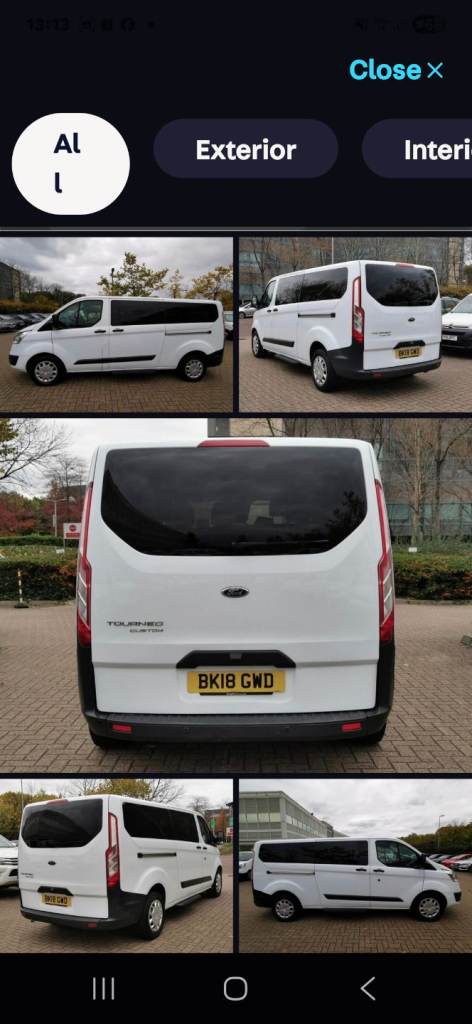 Ford, TOURNEO CUSTOM, MPV, 2018, Manual, 1996 (cc), 5 doors