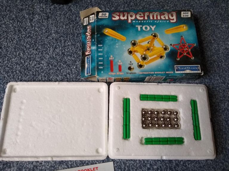 Supermag Magnetic Toy – 50 pieces