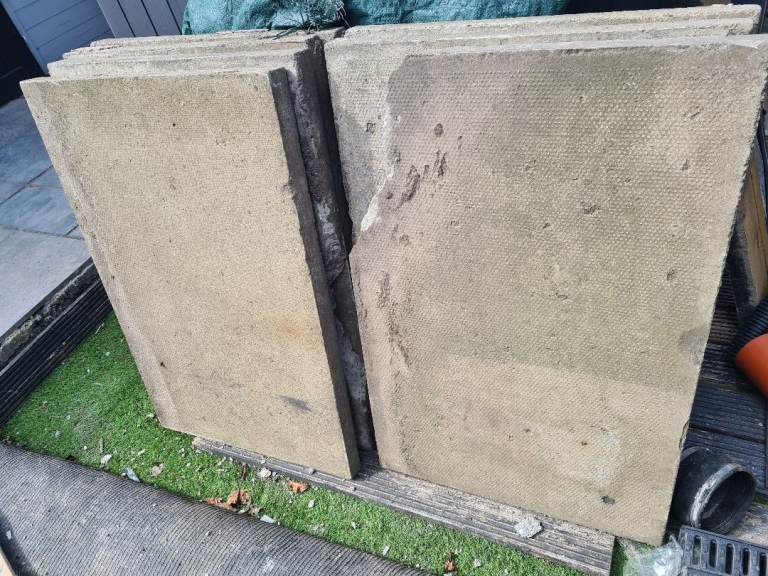7 concrete slabs