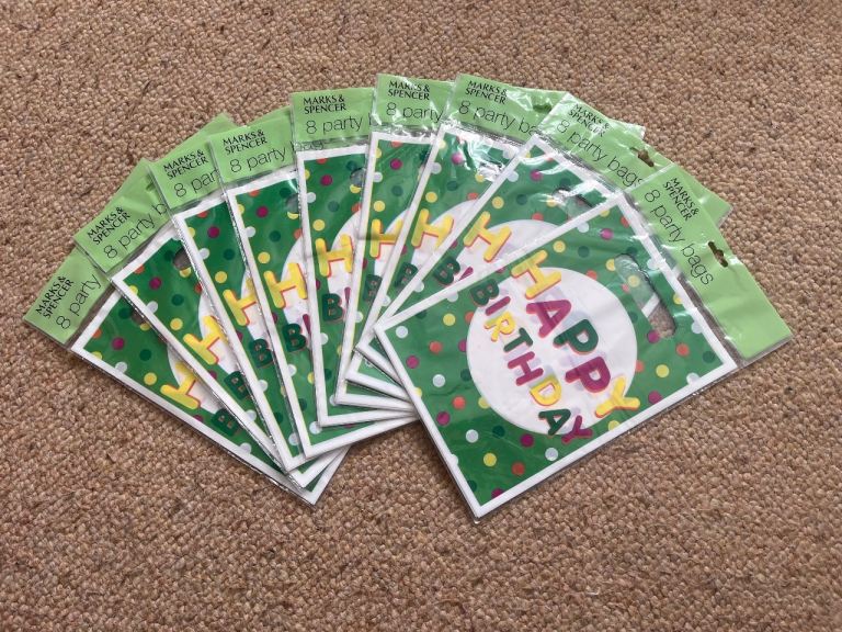 M & S party bags 