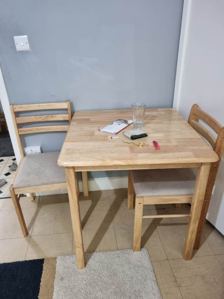 Dining Table + 2 chairs - £45 ASAP