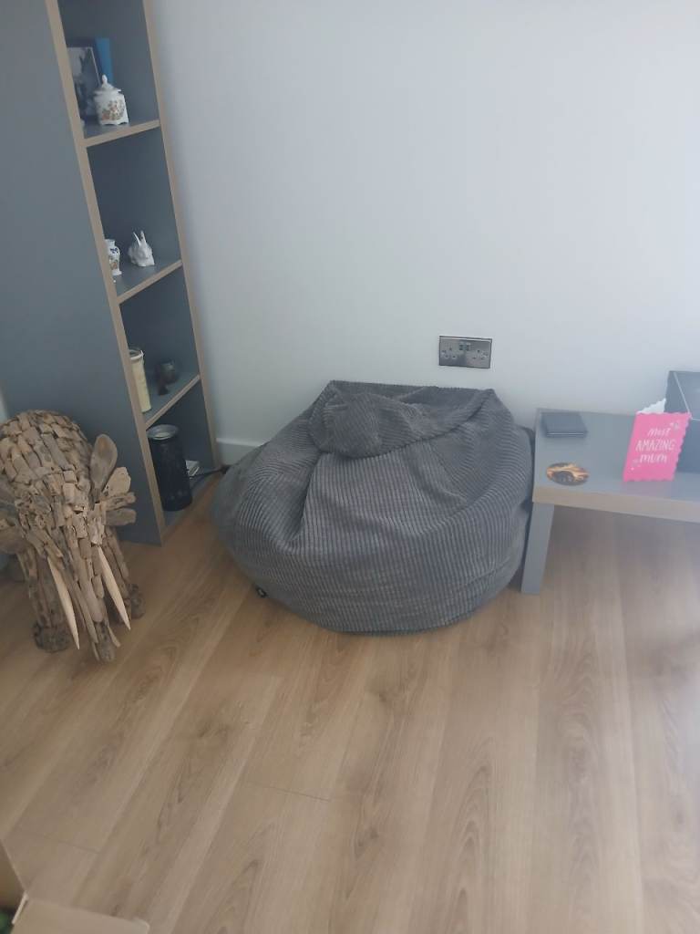 Large corduroy bean bag 