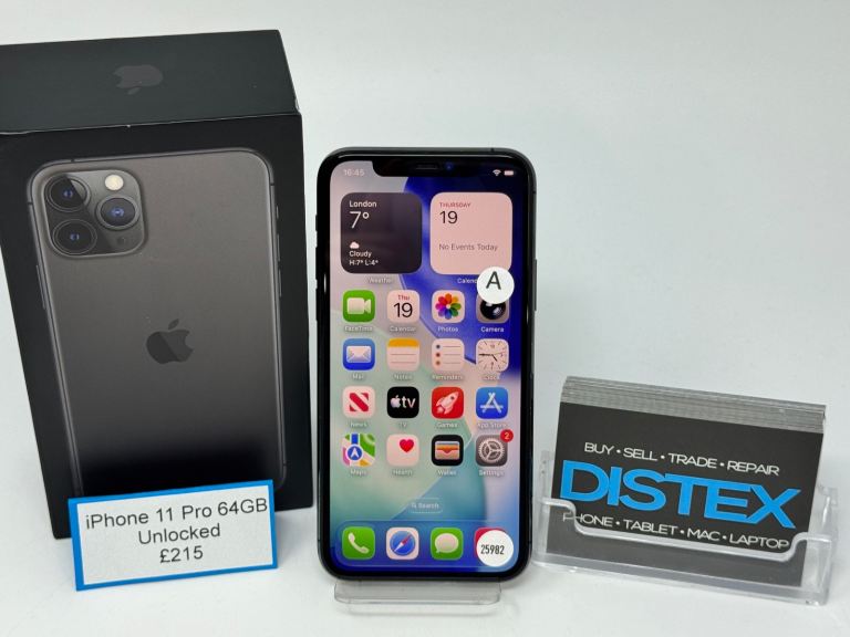 Apple iPhone 11 Pro 64GB Unlocked Space Grey Boxed | WARRANTY