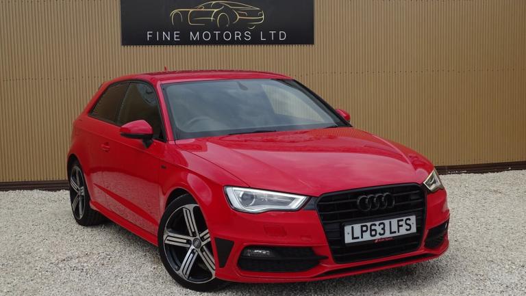 AUDI A3 2.0 TDI S line Red Auto Diesel 2013