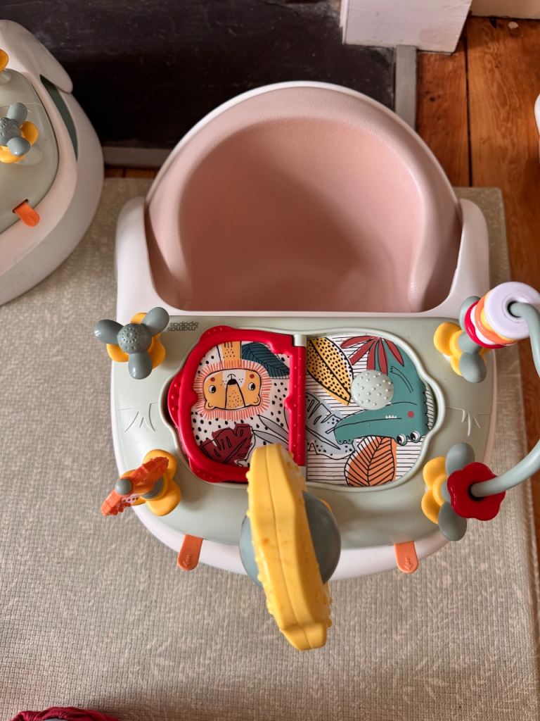 Mamas & Papas Baby Snug Floor Seat and Activity Tray x2