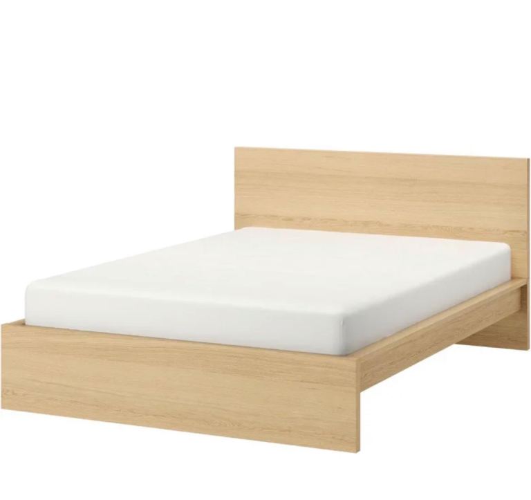 IKEA Malm double bed with mattress 