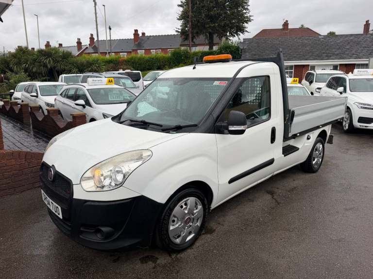 2014 64 FIAT DOBLO 1.3 MULTIJET 16V WORK UP DROPSIDE L2 WHITE DIESEL 1 OWNER
