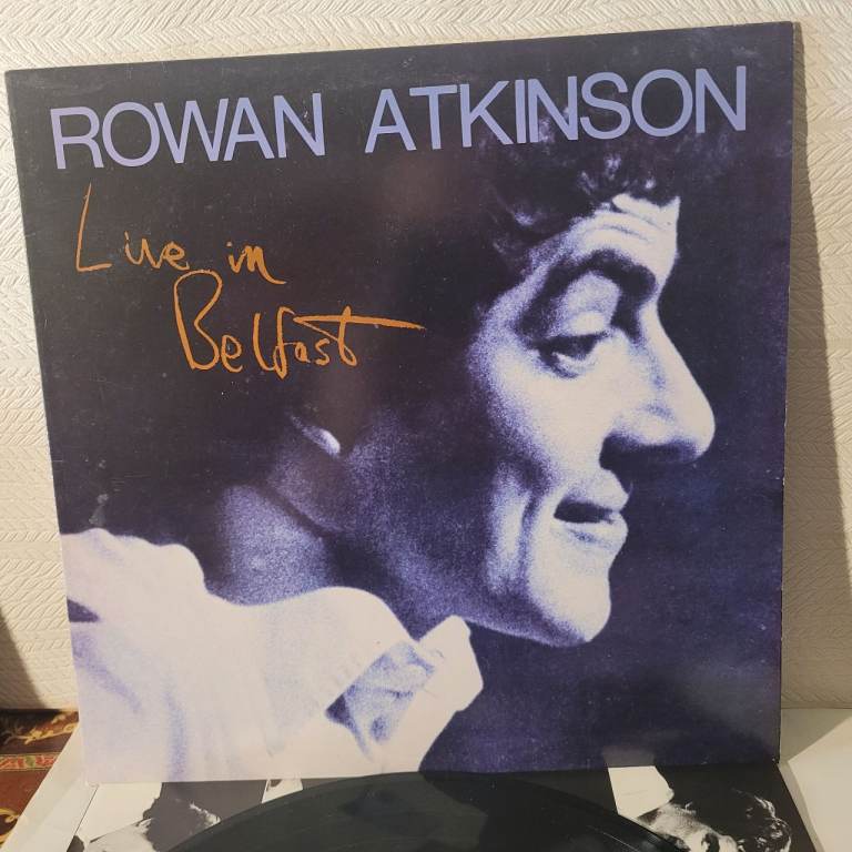 Rowan Atkinson  / Live In Belfast  Comedy Vinyl Lp Excellent Condition r1/5
