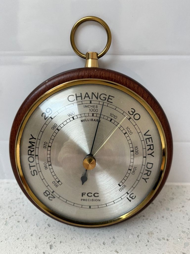 Barometer, pocket watch style 