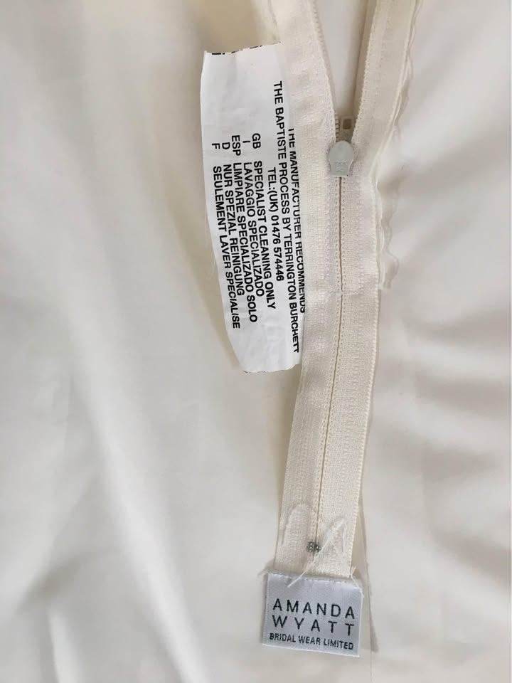 Amanda Wyatt Bridal Wear - Serena Style Wedding Dress Ivory Size 18