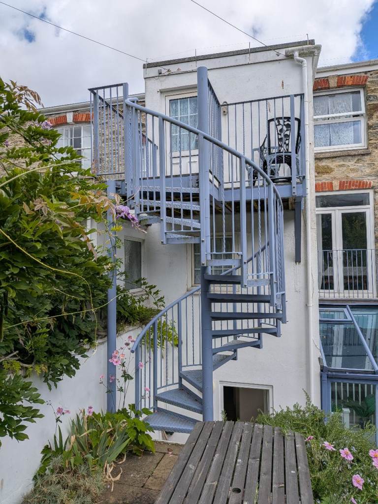 Spiral staircase exterior 