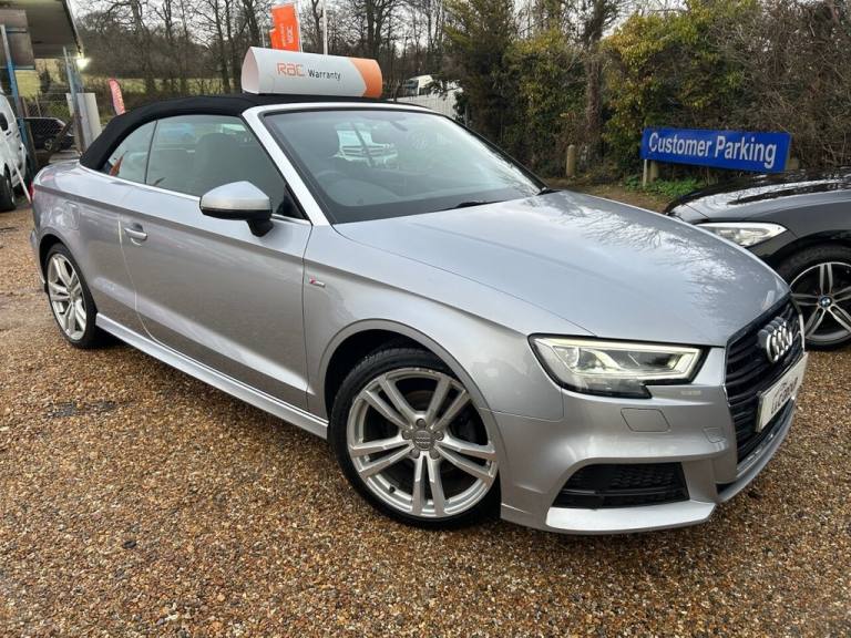 2017 Audi A3 Cabriolet 1.4 TFSI 150 S LINE CONVERTIBLE 2dr EURO 6 Convertible Petrol Manual