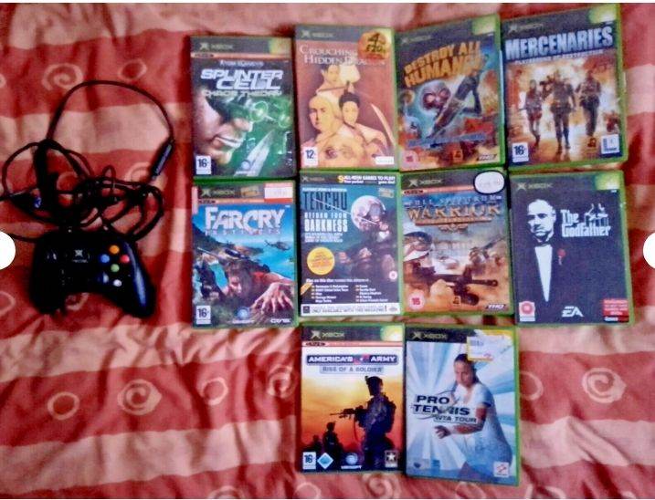Xbox original 00s games and controller bundle only 