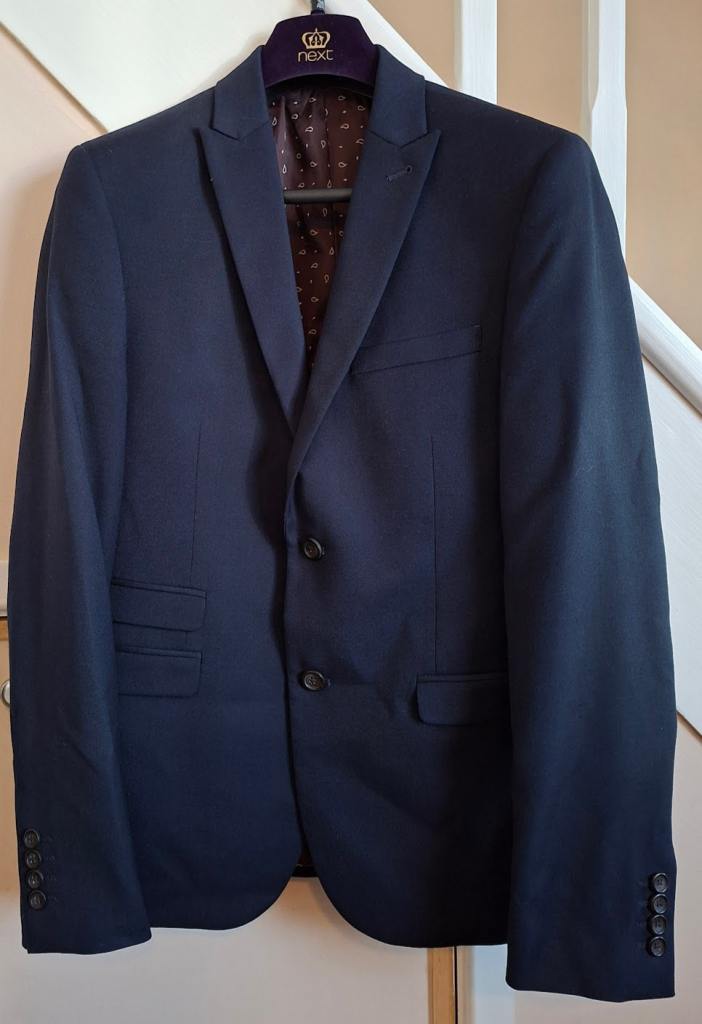 Next Tailoring Navy Blue mens Suit - ideal for prom