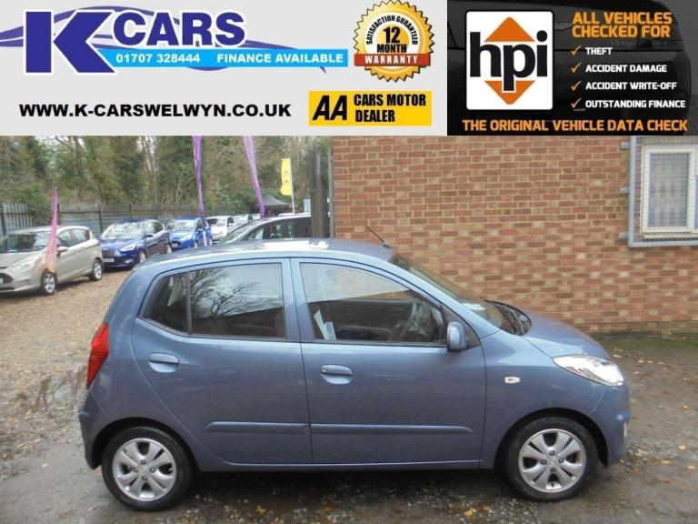 2013 Hyundai i10 1.2 Active Hatchback 5dr Petrol Manual Euro 5 (85 bhp) HATCHBACK Petrol Manual