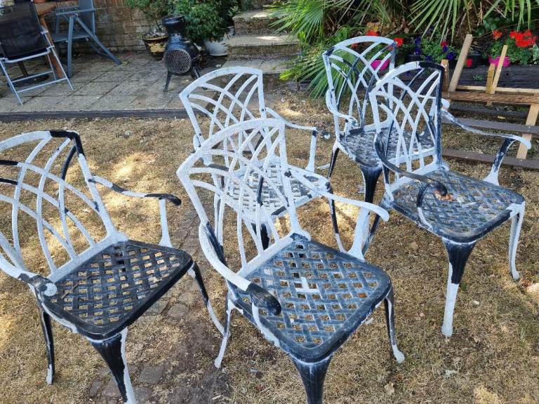 Cast Aluminium Garden Chairs