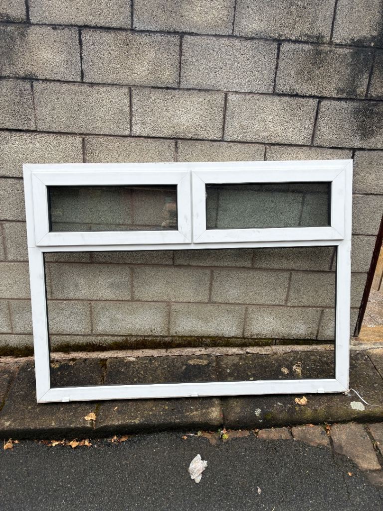 White upvc window