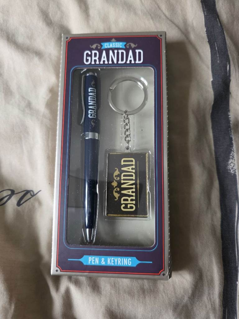 Classic Grandad Pen & Keyring Gift Set – Brand New